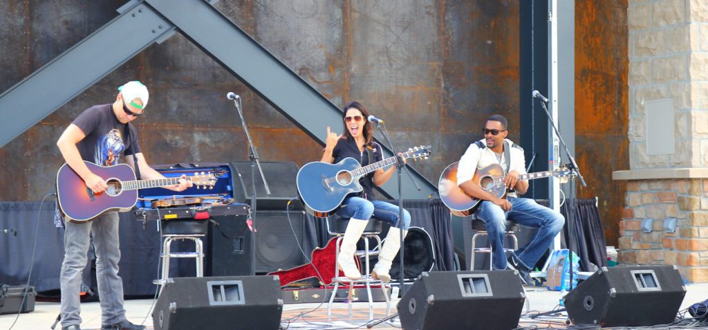 Band at Harley Davidson Rally Point in Sturgis, SD