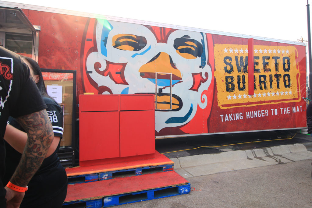 Sweeto Burrito Food Truck in Sturgis during 2017 Motorcycle Rally