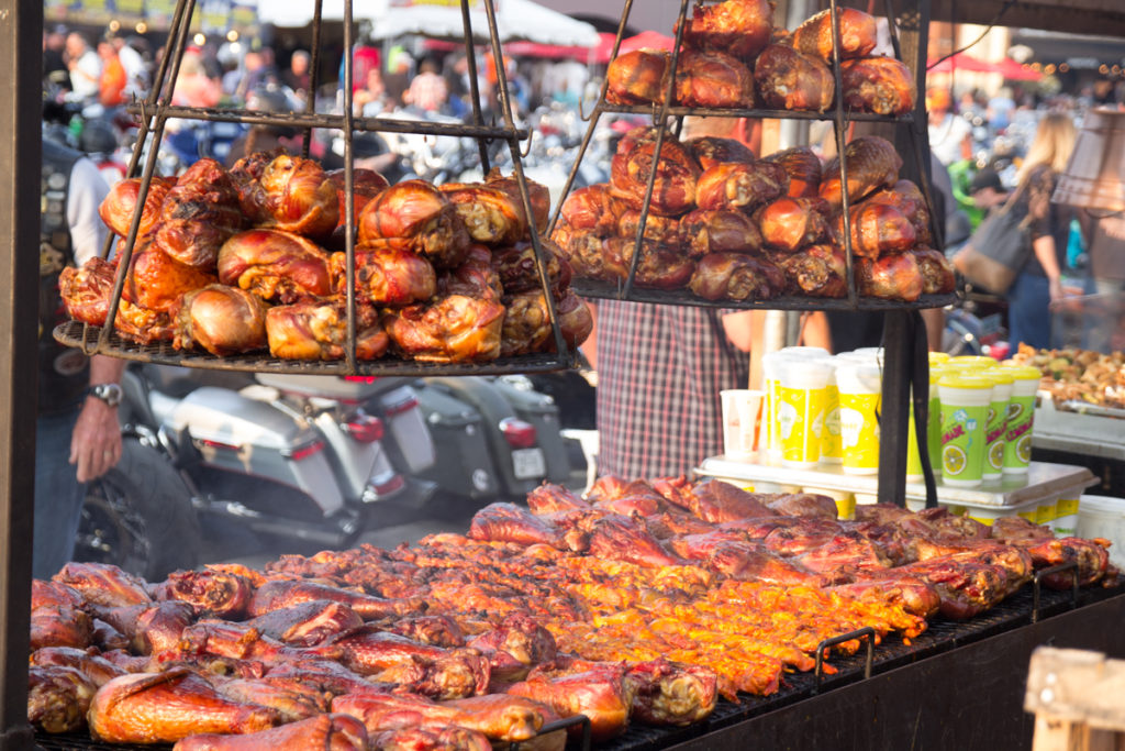 Turkey Legs at 2017 Sturgis Motorcycle Rally